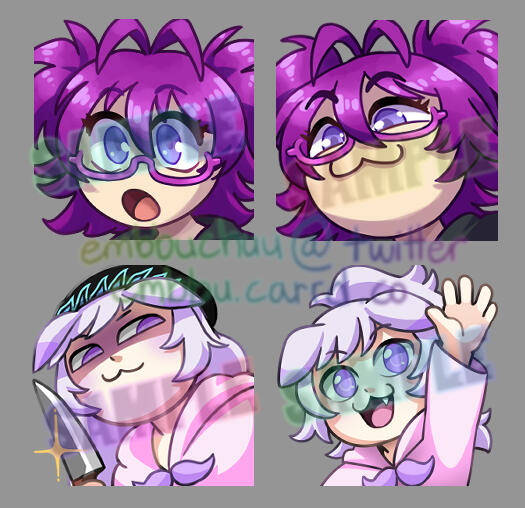 Emotes (commissioned)