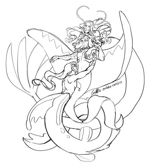 Full body + 2 extra characters