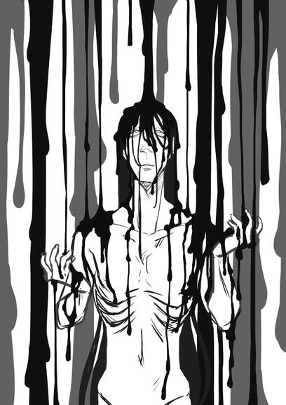 Half body + simple background