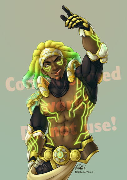 Lineart + Shaded + Half body