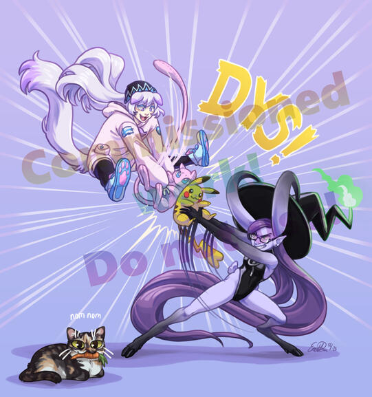 Soft line + Full body + 2 extra characters